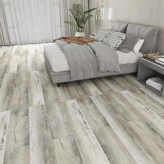 6.0 SPC luxury vinyl plank flooring installed