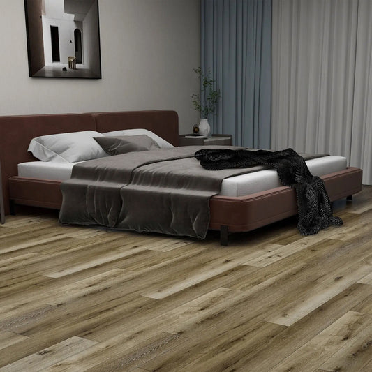 7.0 SPC luxury vinyl plank flooring installed