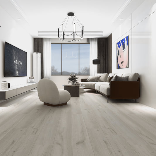 6.0 SPC luxury vinyl plank flooring installed