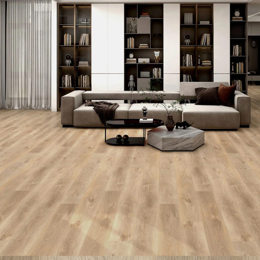 8.0 WPC luxury vinyl plank flooring installed