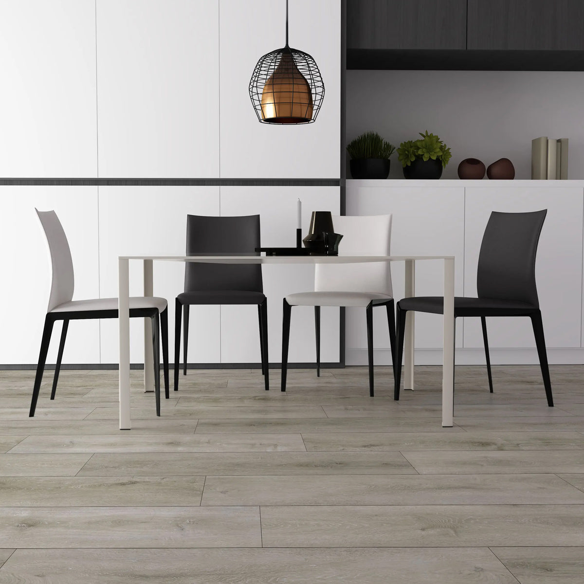 8.0 WPC luxury vinyl plank flooring installed